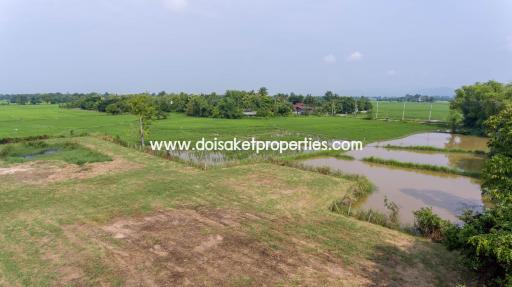 Land with Beautiful Views Close to the Main Road For Sale in Doi Saket