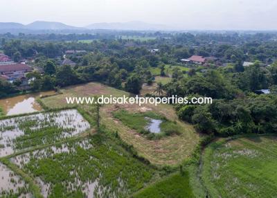 Land with Beautiful Views Close to the Main Road For Sale in Doi Saket