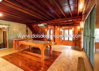 Cool Design House and Coffee Shop on Nearly 4 Rai of Land for Sale in Doi Saket