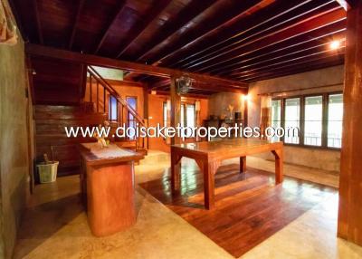 Cool Design House and Coffee Shop on Nearly 4 Rai of Land for Sale in Doi Saket