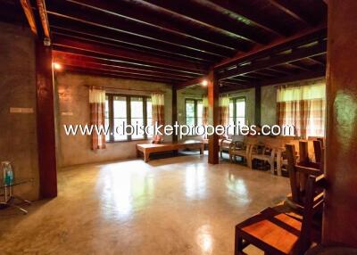 Cool Design House and Coffee Shop on Nearly 4 Rai of Land for Sale in Doi Saket