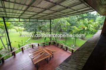 Cool Design House and Coffee Shop on Nearly 4 Rai of Land for Sale in Doi Saket