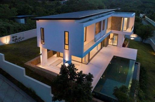 Modern 2-Story Sea & Mountain View Villas in Hua Hin