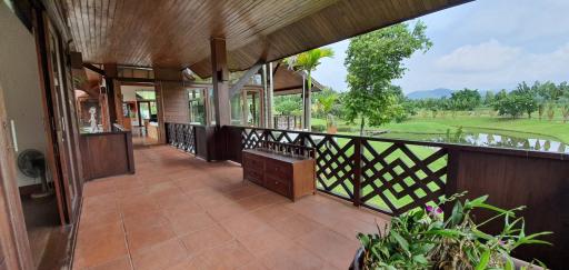 Lanna Style 5 bedroom home with pool for sale in Doi Saket