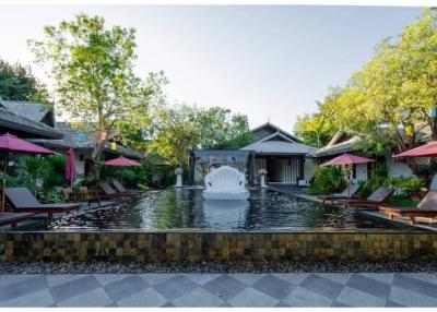 Invest in this thriving resort business in Chiang Mai with 2 Rai of land and 12 rooms. Don