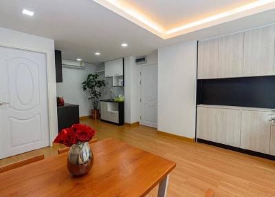 Condo for sale in Chiang Mai, beautiful 2-bedroom, 2-bathroom condo boasts a generous living room and a poolside room at The Private Condo complex
