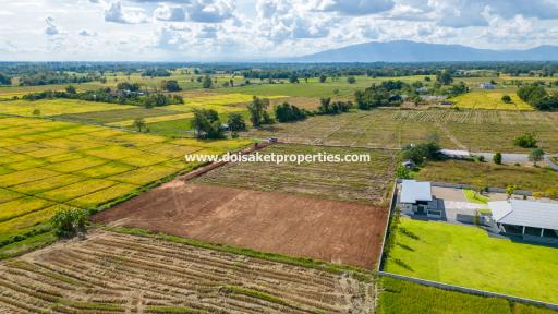 2 Rai of Land with Great Views for Sale in Pa Pong, Doi Saket, Chiang Mai