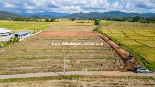 2 Rai of Land with Great Views for Sale in Pa Pong, Doi Saket, Chiang Mai