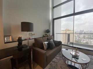 For rent Rhythm Sukhumvit 44/1(S15-15855)  Rhythm Sukhumvit 44/1  Duplex 1 bedroom 1 bathroom  24th floor  Size 62 sq m.  Rental price 45,000 baht (1 year contract) 2 months security deposit, 1 month