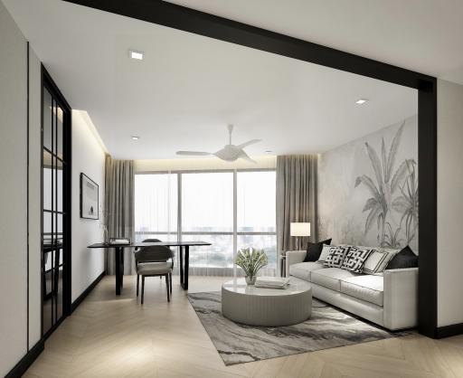 For rent condo President Park Pet friendly- Large unit @Sukhumvit 24 (S03-1600)