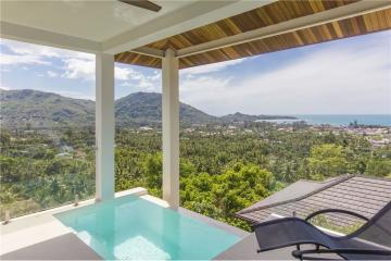 TROPICAL MODERN VILLA -PANORAMIC VIEW ON LAMAI BAY