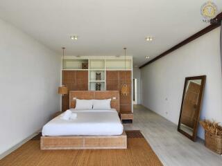 Spacious and modern bedroom