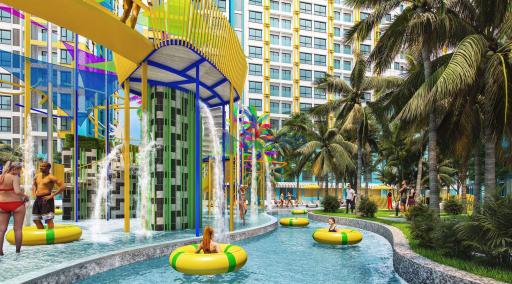 Studio Condo in Seven Seas Le Carnival Condo Resort Jomtien C008474