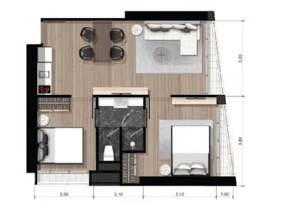 Park 24 (Park Origin Phrom Phong) - 2 Bed Condo for Rent, Sale *PARK3288