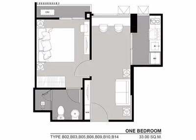 1 Bedroom Condo