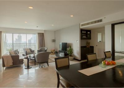 High-Rise Luxury Living: 3 Bedrooms, 3 Bathrooms, Size 240 Sqm, Fully-Furnished