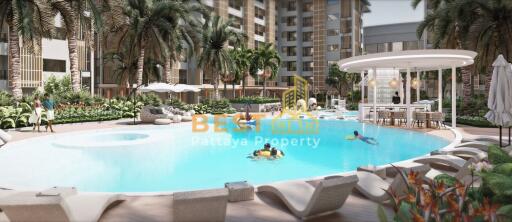 1 Bedroom Condo in Wyndham Jomtien Pattaya Na Jomtien C011445