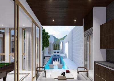 Modern luxury pool villas for sale