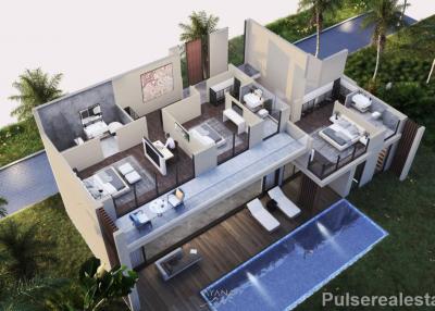 Luxury 3 Bed Garden View Ayana Luxury Villa in the Heart of Manik Hill, Phuket