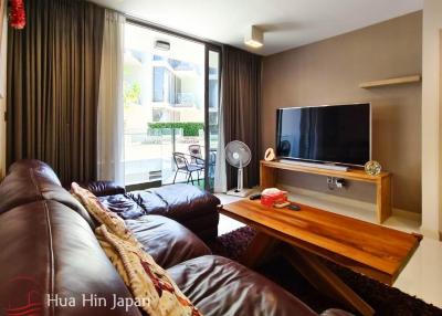 Stylish 1 Bedroom Pool View Unit with at Popular Pine Condominium 150 Meter From Khao Takiab Beach