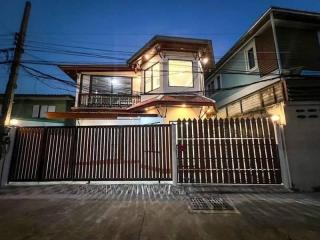 2-storey detached house for sale in Bang Lamung, newly renovated