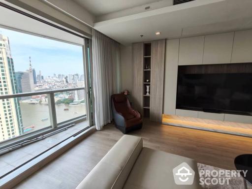 3-BR Condo at The River Condominium near BTS Saphan Taksin