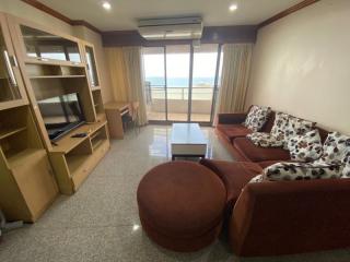 Condo for rent, Sriracha, Eastern Tower Condominium, large room, beautiful sea view.