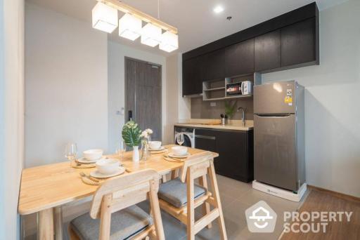 2-BR Condo at Q Prasarnmit near MRT Phetchaburi