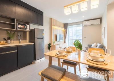 2-BR Condo at Q Prasarnmit near MRT Phetchaburi