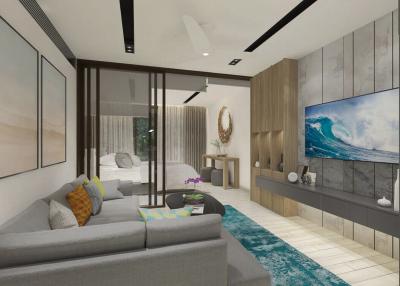 1 Bedroom Bright Condo - 200m From Bangtao Beach, Phuket - 5% Guaranteed ROI for 3 Years
