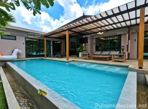 Modern 3 Bedroom Pool Villa for Sale in Cherngtalay, near Boat Avenue, Laguna & Golf