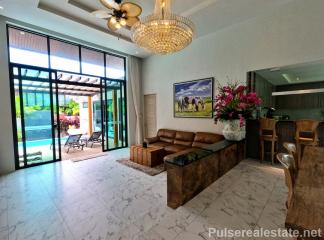 Modern 3 Bedroom Pool Villa for Sale in Cherngtalay, near Boat Avenue, Laguna & Golf