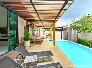 Modern 3 Bedroom Pool Villa for Sale in Cherngtalay, near Boat Avenue, Laguna & Golf