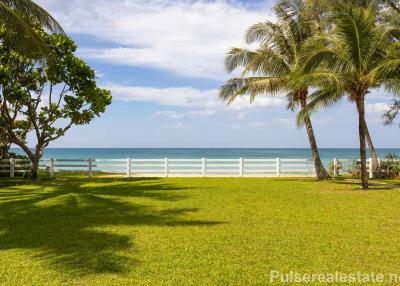 Super Luxury Carpe Diem Villa for Sale on the Natai Beachfront - Huge Land Plot
