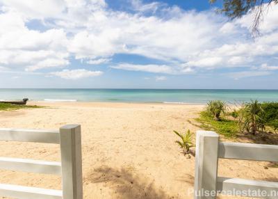 Super Luxury Carpe Diem Villa for Sale on the Natai Beachfront - Huge Land Plot