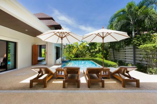 Baan Pattama 2 Bedrooms With Private Pool Villa For Sale at Nai Harn-Rawai Phuket