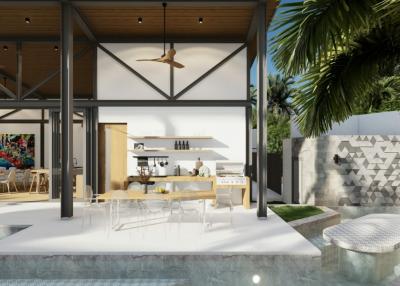 New Project Luxurious 3  Bedrooms With Private Pool Villa In Rawai Phuket