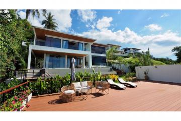 Excellent 4-bedroom pool villa with stunning sea views in Bang Por