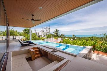 Stunning Luxury 4-BR Sea View Pool Villa in Bang Por, Koh Samui