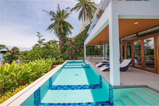 Stunning Luxury 4-BR Sea View Pool Villa in Bang Por, Koh Samui