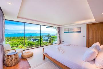 Stunning Luxury 4-BR Sea View Pool Villa in Bang Por, Koh Samui