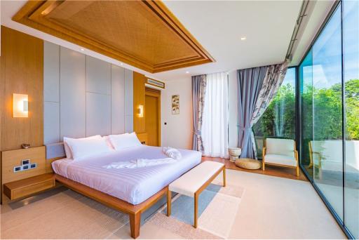 Stunning Luxury 4-BR Sea View Pool Villa in Bang Por, Koh Samui