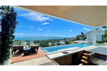 Breathtaking Luxury 4-BR Sea View Pool Villa in Bang Por, Koh Samui