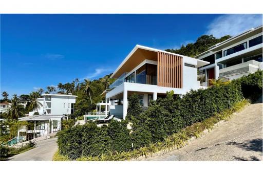 Breathtaking Luxury 4-BR Sea View Pool Villa in Bang Por, Koh Samui