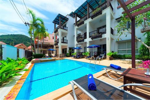 This apartment hotel is a high quality apartment hotel located in a family friendly area and at the pirme location of Ao Nang.