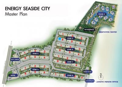 "The Energy Seaside City--HUA HIN" Fully Furnished 32 sq. meter CONDO