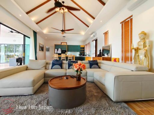 Price Reduced! Newly Completed 4 Bedroom Pool Villa for Sale off Soi 112 Hua Hin (Completed in 2023)