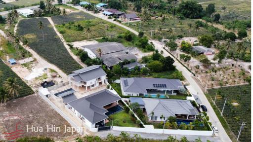 Newly Completed 4 Bedroom Pool Villa for Sale off Soi 112 Hua Hin (Completed in 2023)