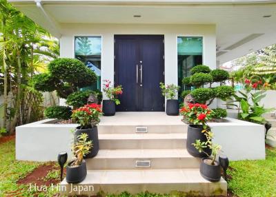 Meticulously Maintained 3 Bedroom Pool Villa In Woodland Project Off Soi 88 for Sale in Hua Hin (Fully Furnished & Ready to Move in)