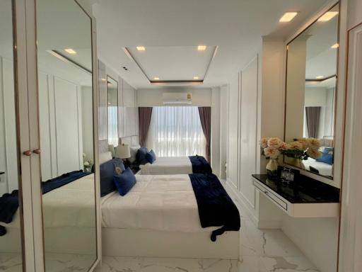 2 Bedroom Condo In The Empire Tower Jomtien Pattaya With Sea View For Sale .